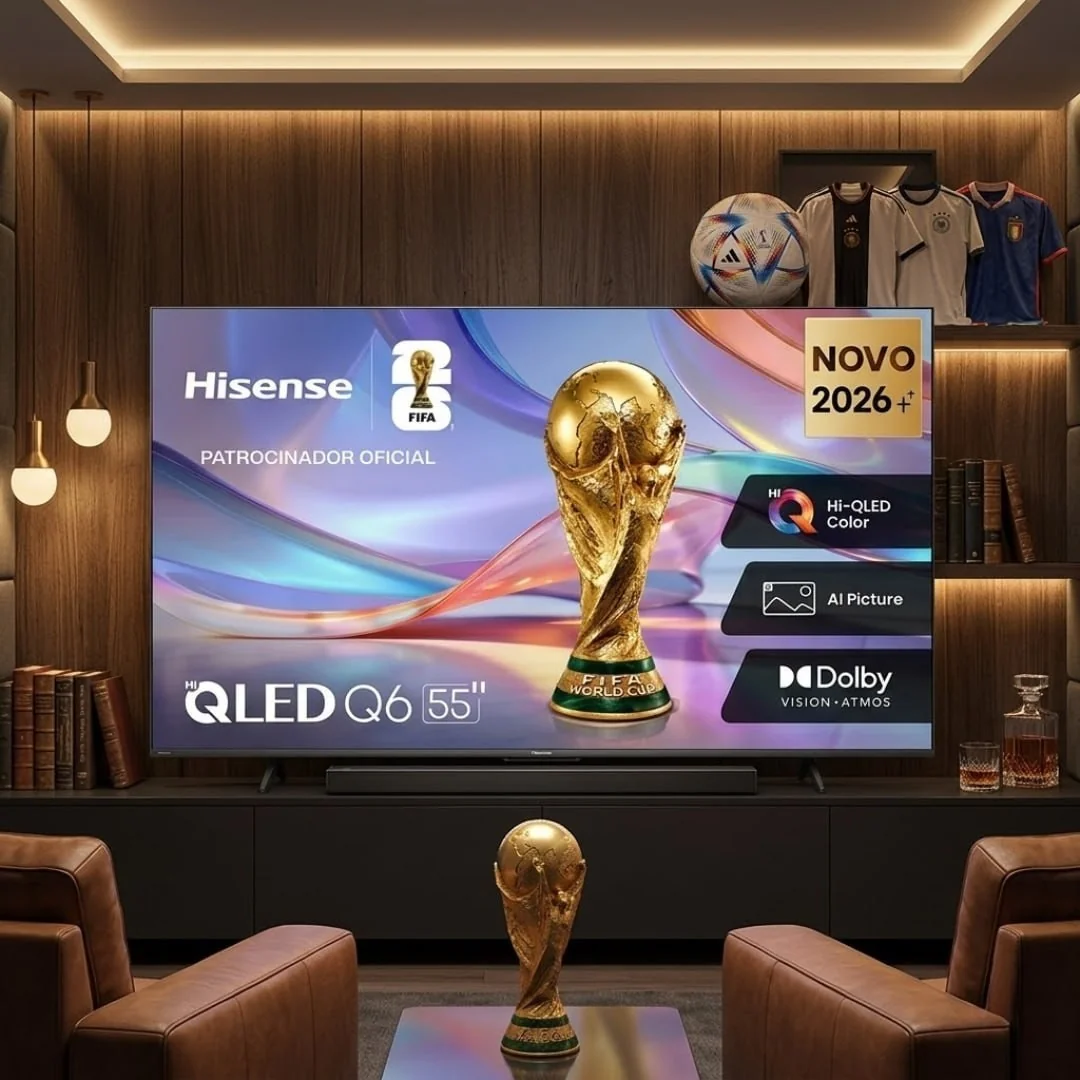 Smart Tv Hisense 55" QLED 4K UHD HDR10