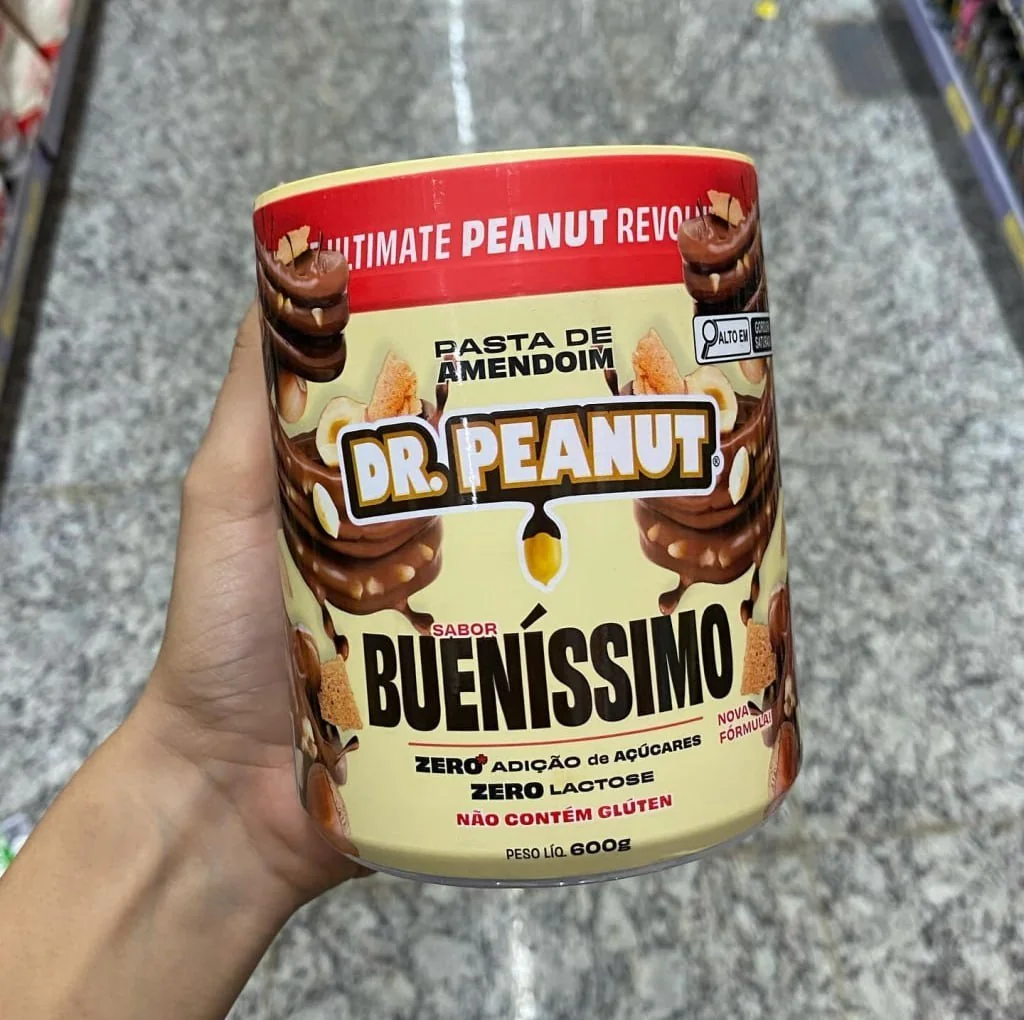 Pasta de Amendoim Dr. Peanut 600g Bueníssimo com Whey Protein