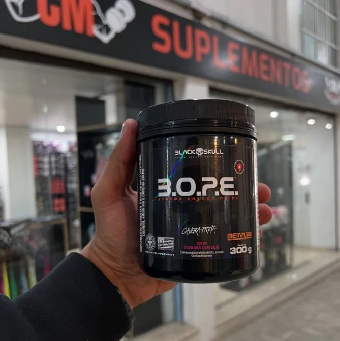 Pré Treino BOPE 300g Black Skull