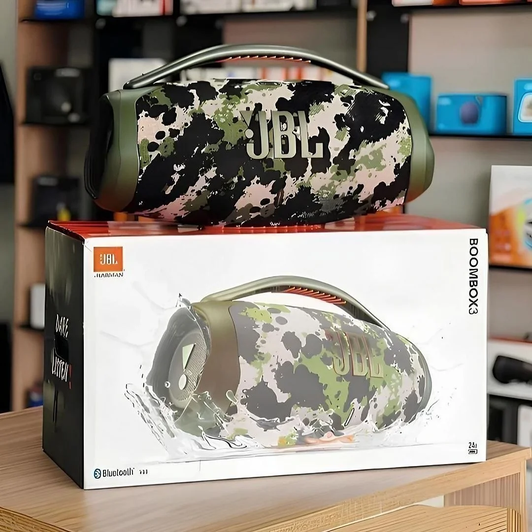 Caixa De Som Jbl Boombox 3 Camuflada 220v