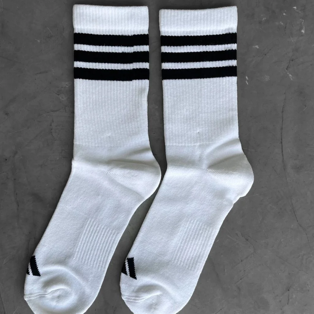 Kit 3 Pares De Meias Três Listras Adidas