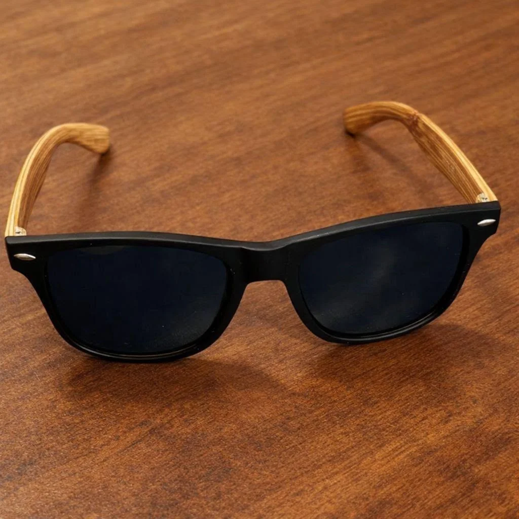 Óculos De Sol Quadrado Doxa Bambu
