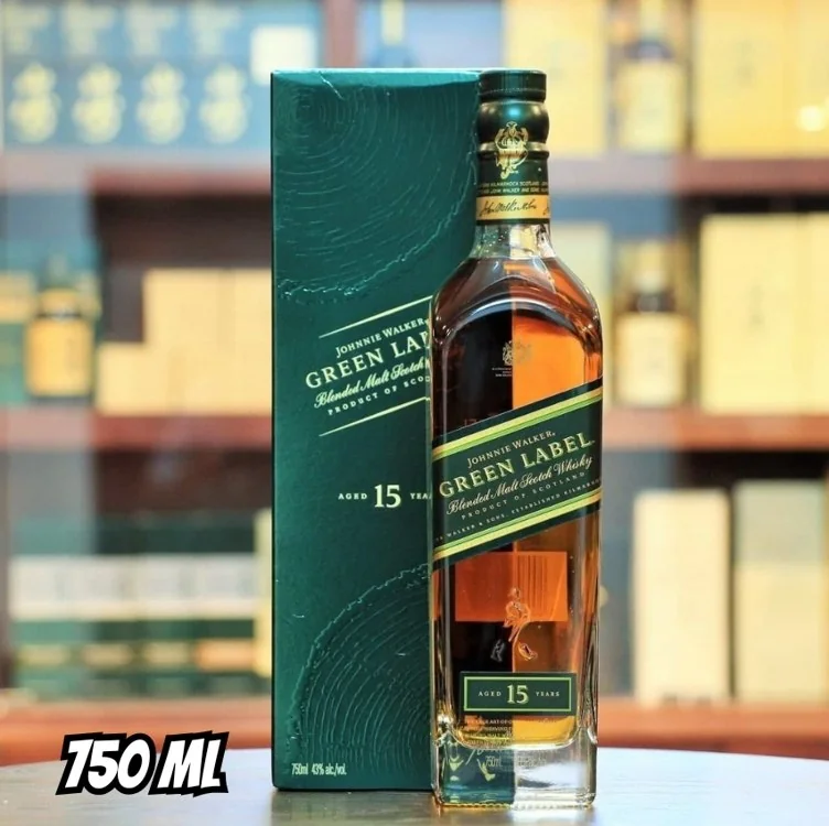 Whisky Johnnie Walker Green Label 750ml