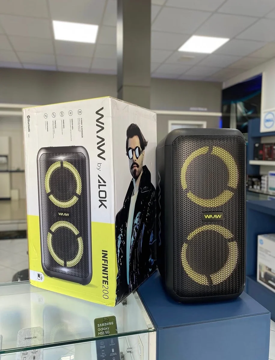 WAAW by ALOK Caixa de Som INFINITE 100 Bluetooth,