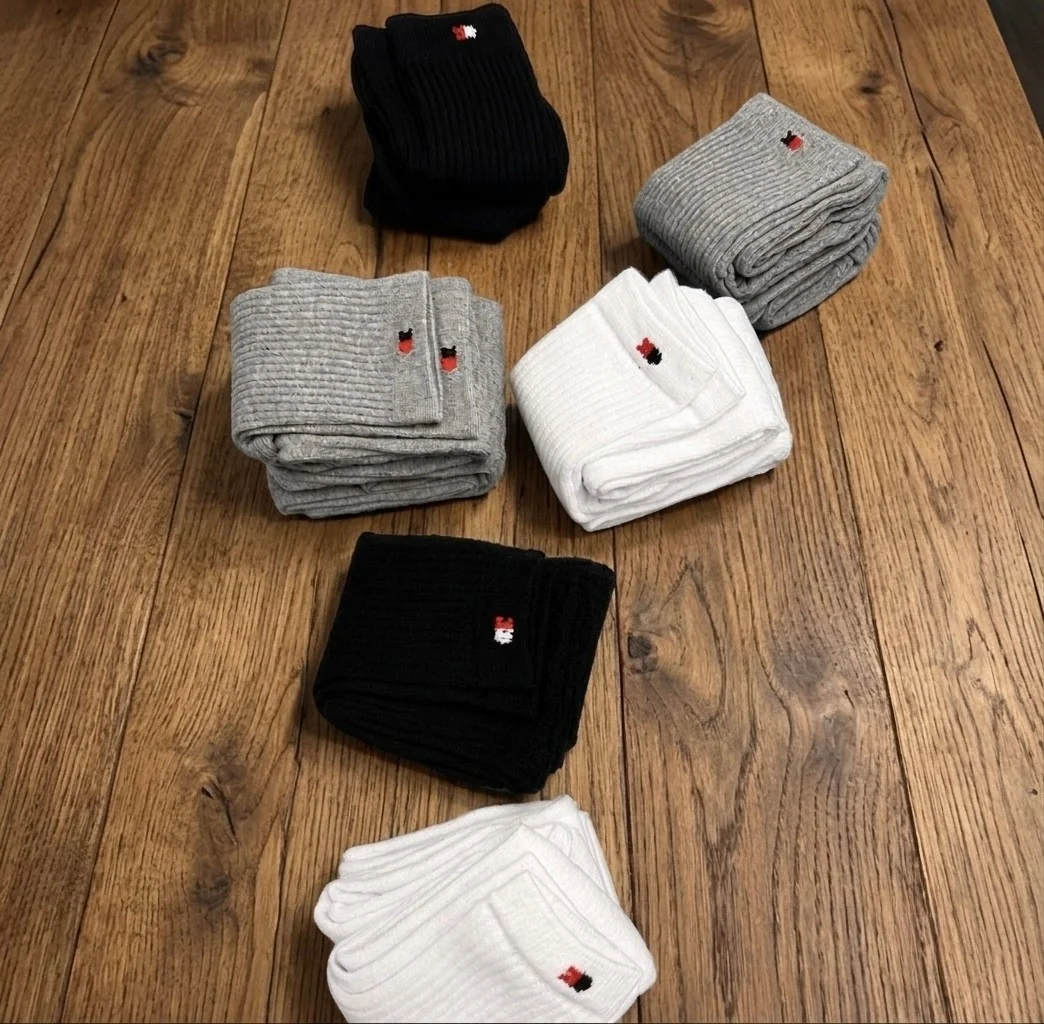 Kit 15 Pares Meias Sport Algodão Cano Médio Sandrini Confort Sortidos 39-43