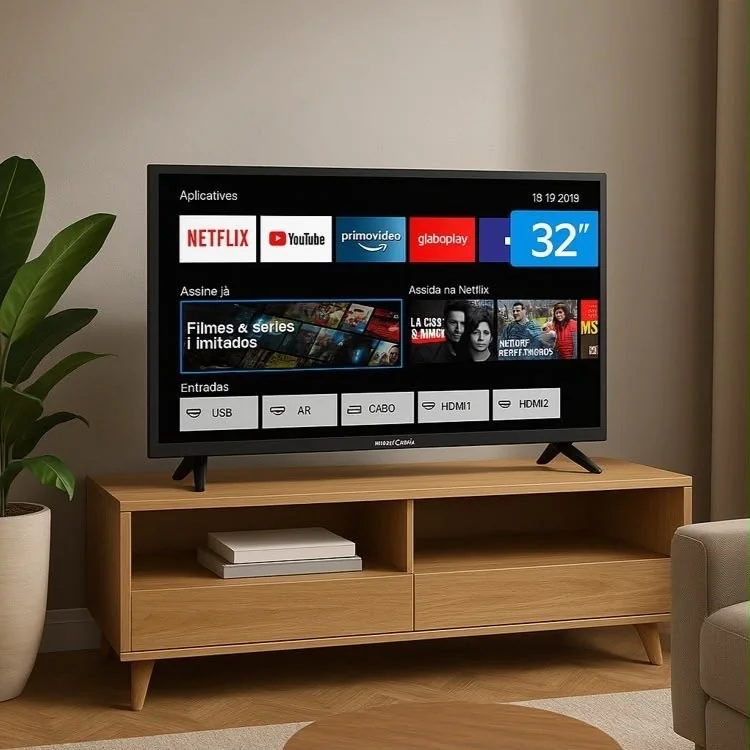 Smart TV 32" Britânia B32KRA Roku