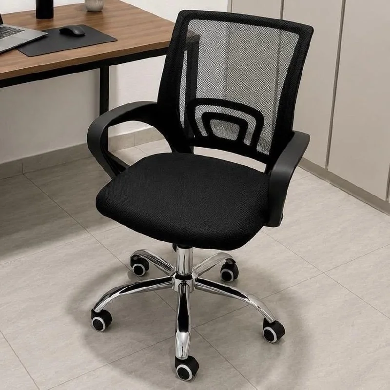 Cadeira De Escritório Giratória Or Design 3310 Preta Ergonomica