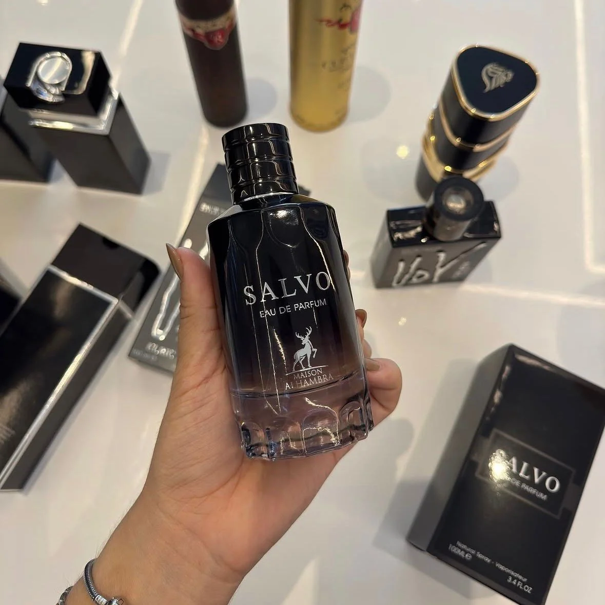 Perfume Masculino Arabe Salvo EDP Alhmabra 100ml