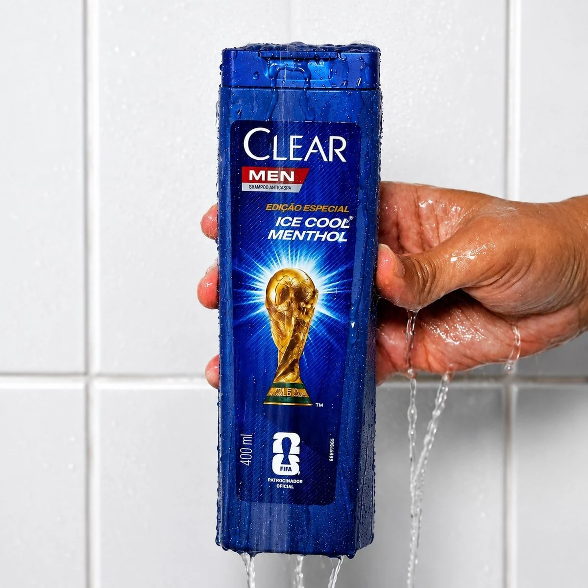 Shampoo Clear Men Anticaspa Ice Cool Menthol 400ml