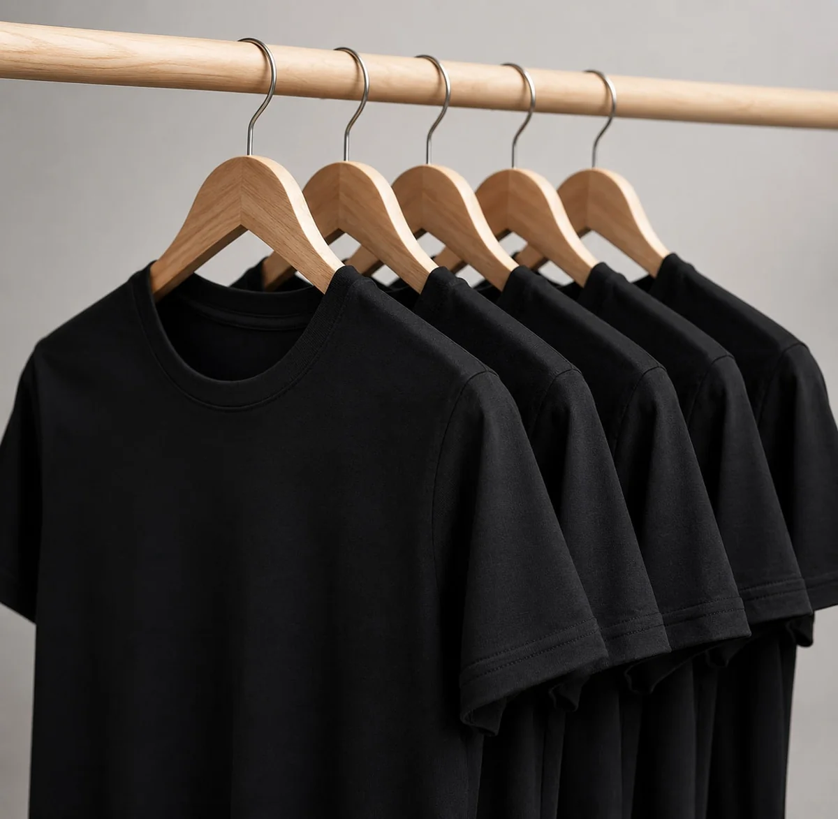 Kit 5 Camisetas Tech Dry Fit  Moda Veronz Preto M