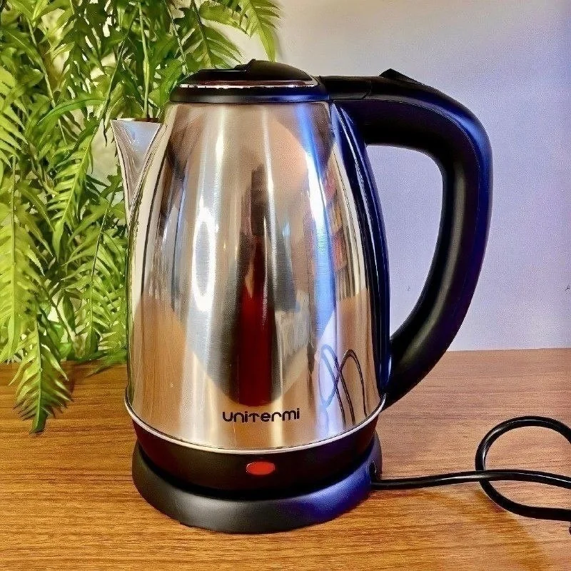 Chaleira Elétrica 1,8l 1200w Unitermi Atacama Prateado 127v