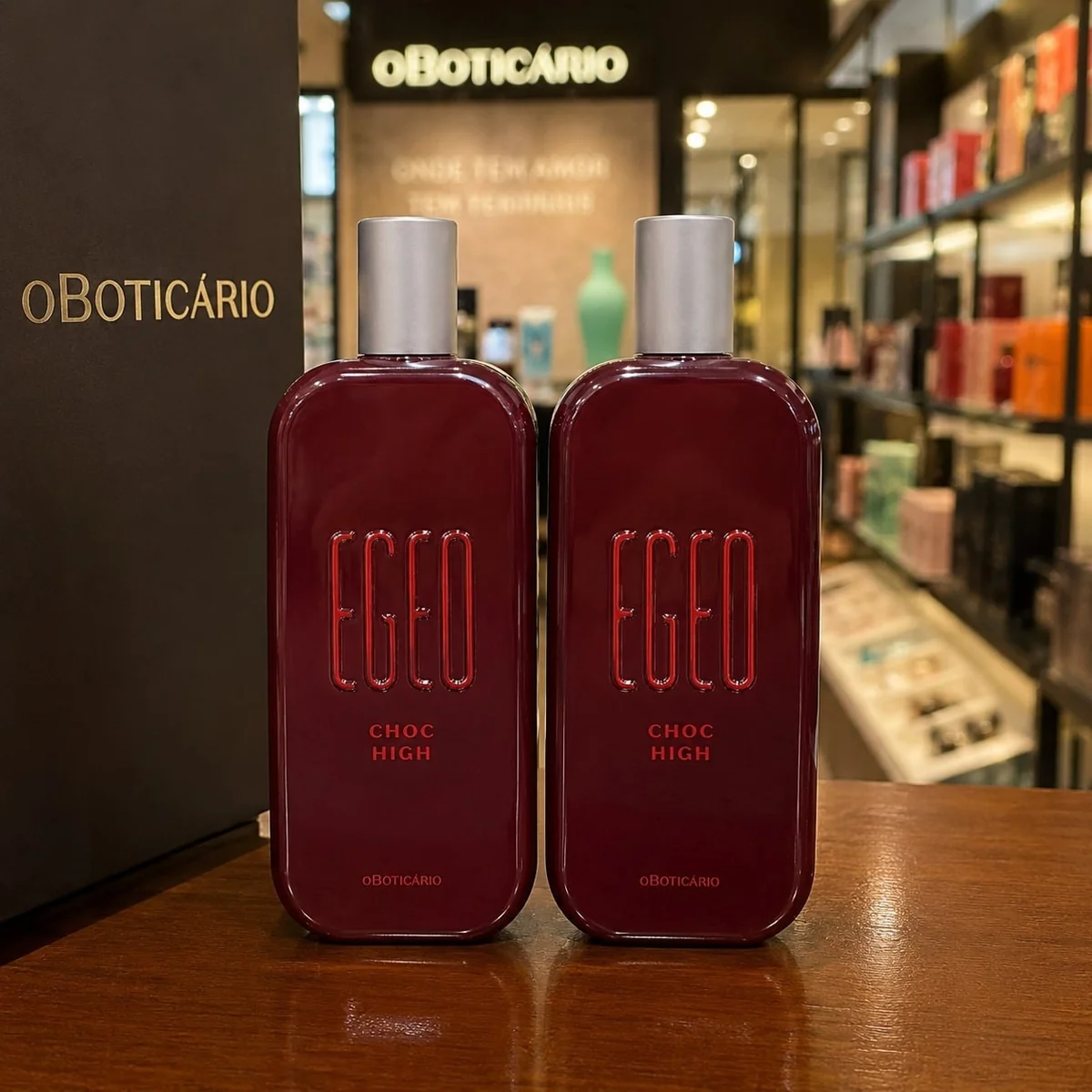 2x Colônia Boticário Egeo Choc High 90ml Gourmand