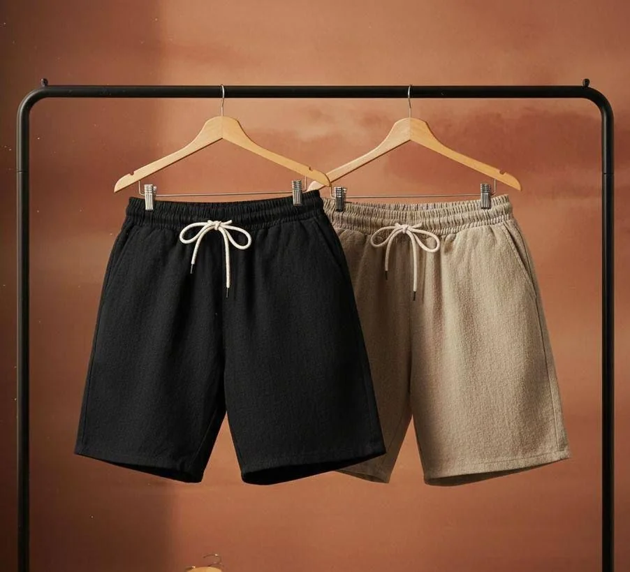 Kit 2 Shorts Linho Masculina Bermuda Estilo Mauricinho Leve