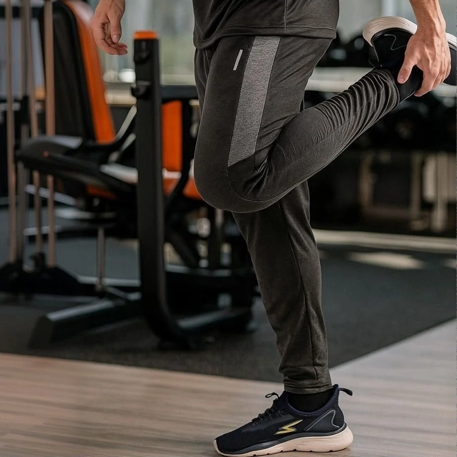 Kit 2 Calças Masculinas Jogger Tactel Com Elastano Academia