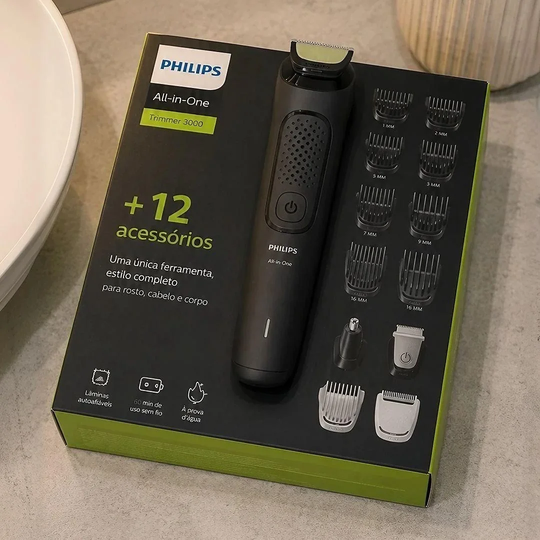 Multigroom Philips Inclui 12 Acessórios
