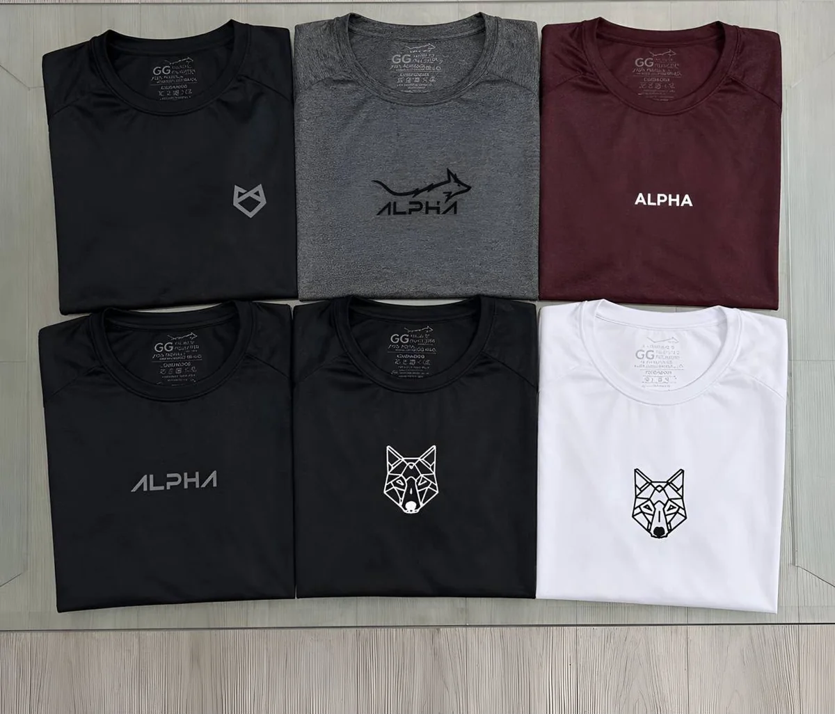 Kit 6 Camisetas Mais Procuradas Alpha