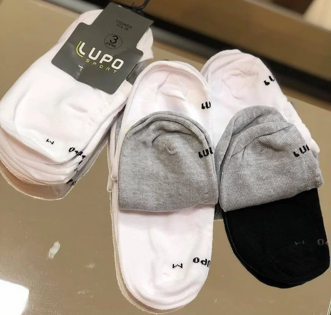 Kit 10 Pares De Meias Lupo Soquete Invisível