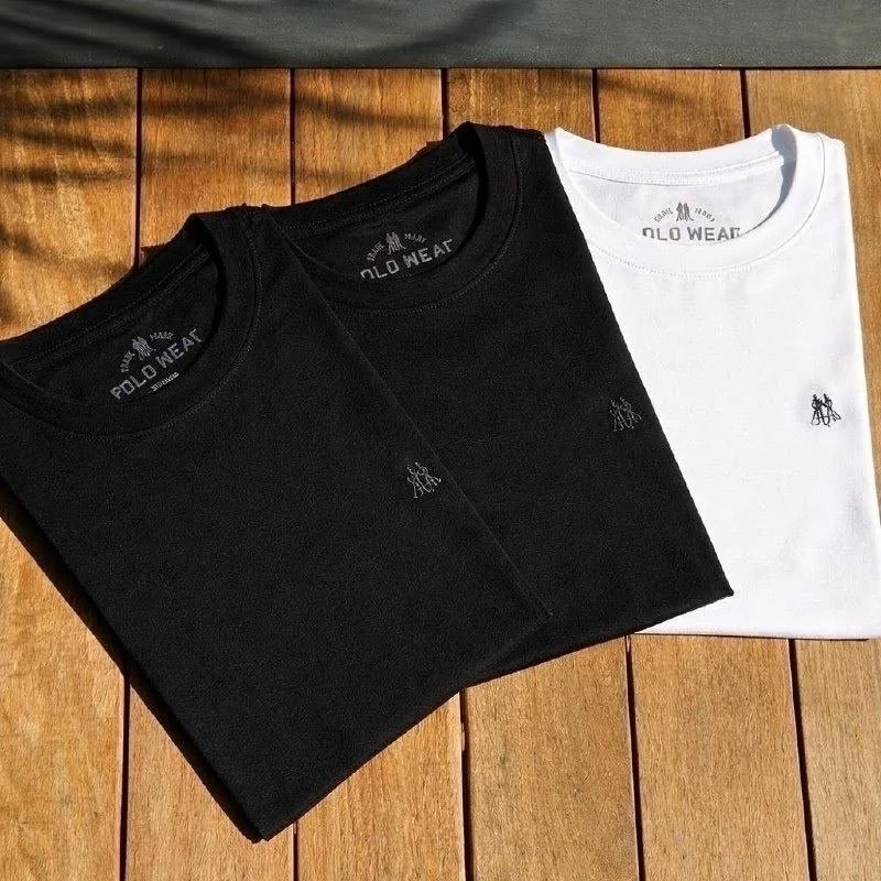 Kit 3 Camisetas Polo Wear