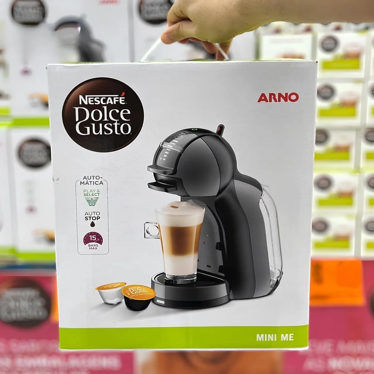 Cafeteira Nescafé Dolce Gusto Mini Me Preta 110v Preto 127v