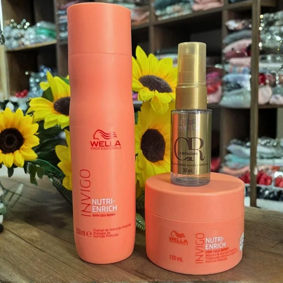 Kit Wella Professionals Invigo Nutri-enrich + Oil Reflection