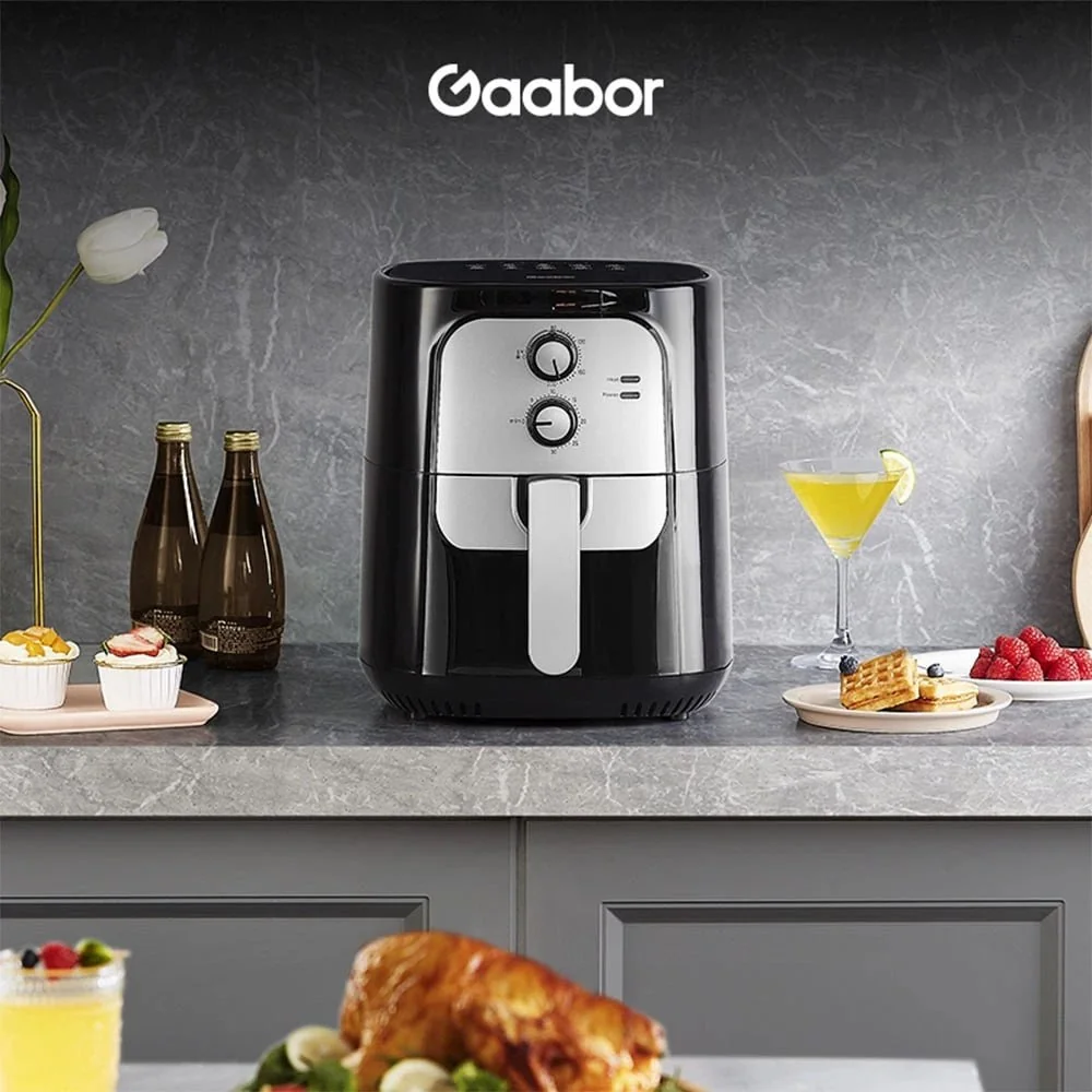 - Fritadeira Elétrica Sem Óleo Air Fryer 5.5L Gaabor Jumbo Family 1400w 127V ou 220V Vintage