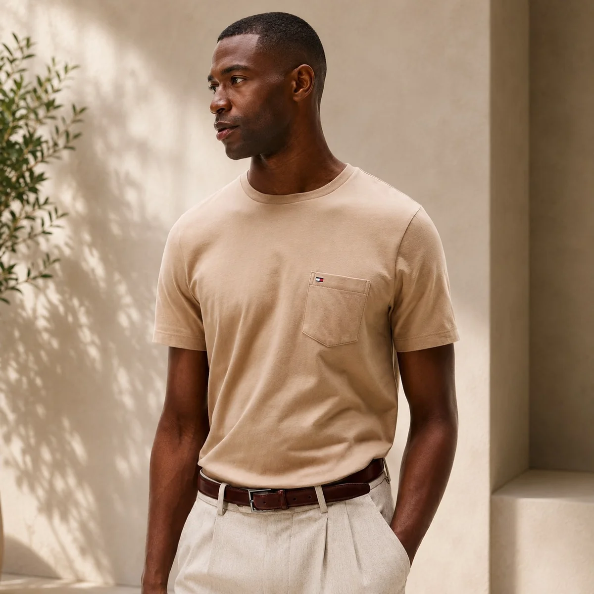 Camisa Tommy Hilfiger Essential Pocket