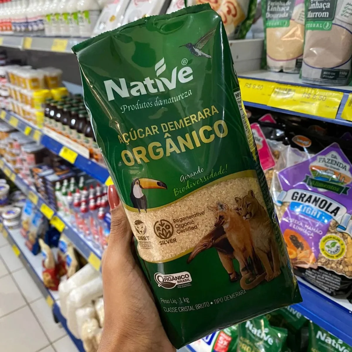 Açúcar Demerara Orgânico 1kg