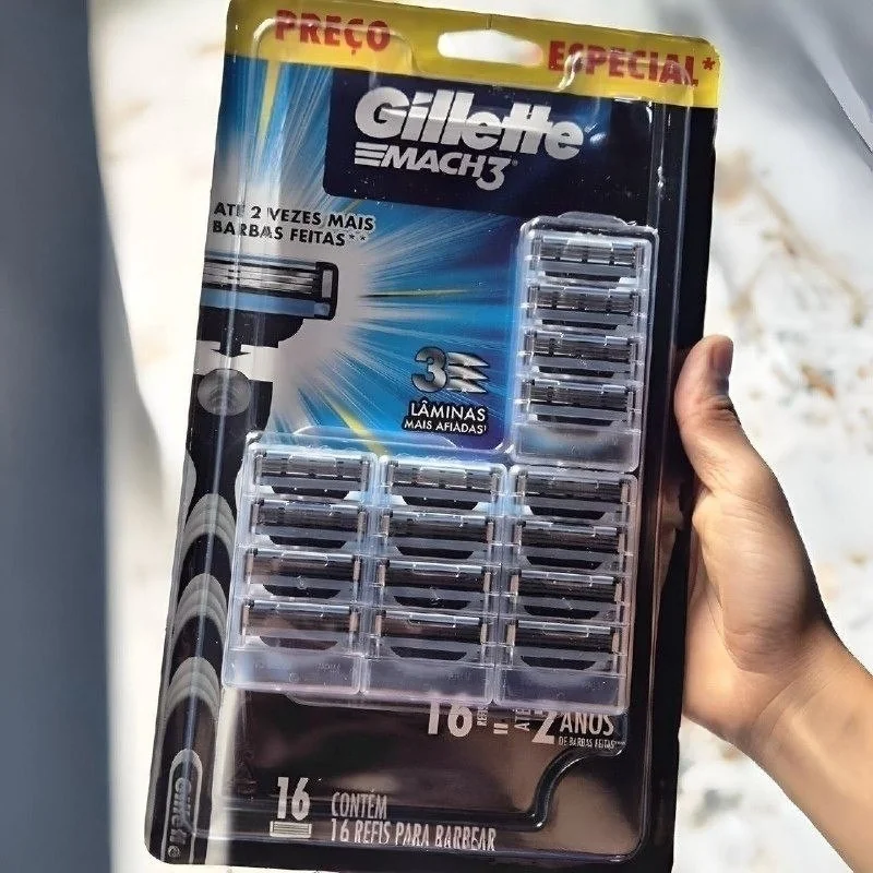 Refil Gillette Mach3 16 Unidades