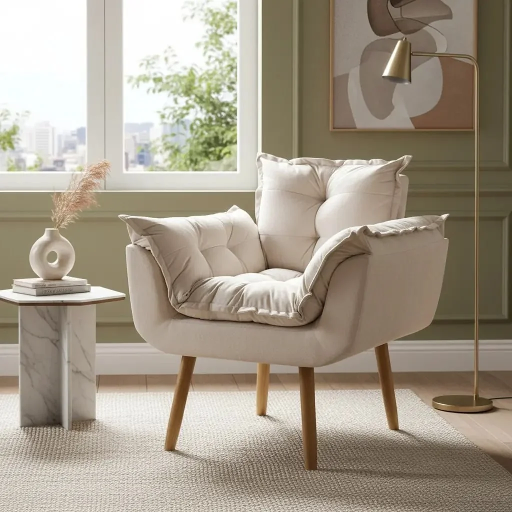 Poltrona Decorativa Reforçada Para Amamentação Alice Cores