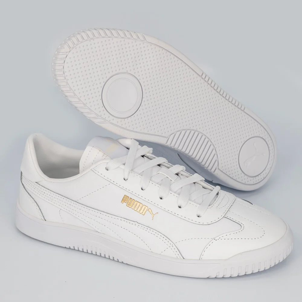 Tênis Puma Club 5v5 White Gold