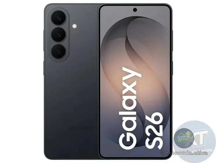 🚨 Samsung Galaxy S26 Preto 5G 256GB Galaxy AI 6,3" 12GB RAM Câm. Tripla 50+12+10MP Bateria 4300mAh Dual Chip