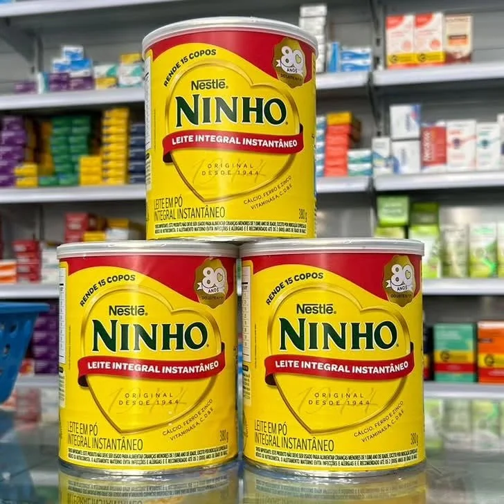 Leite Pó Instantâneo Integral Ninho Lata 380g
