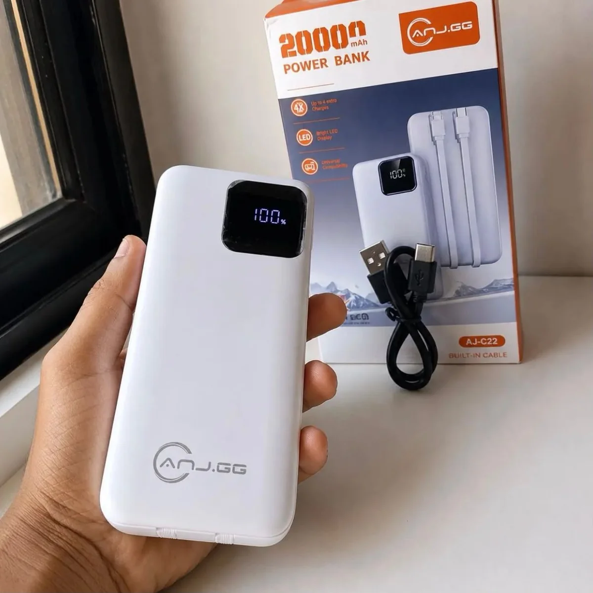 Carregador Portátil Power Bank Turbo 20.000mah