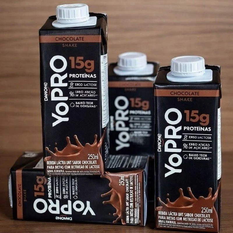 12 Unidades YoPRO Bebida Láctea UHT Chocolate 250ml