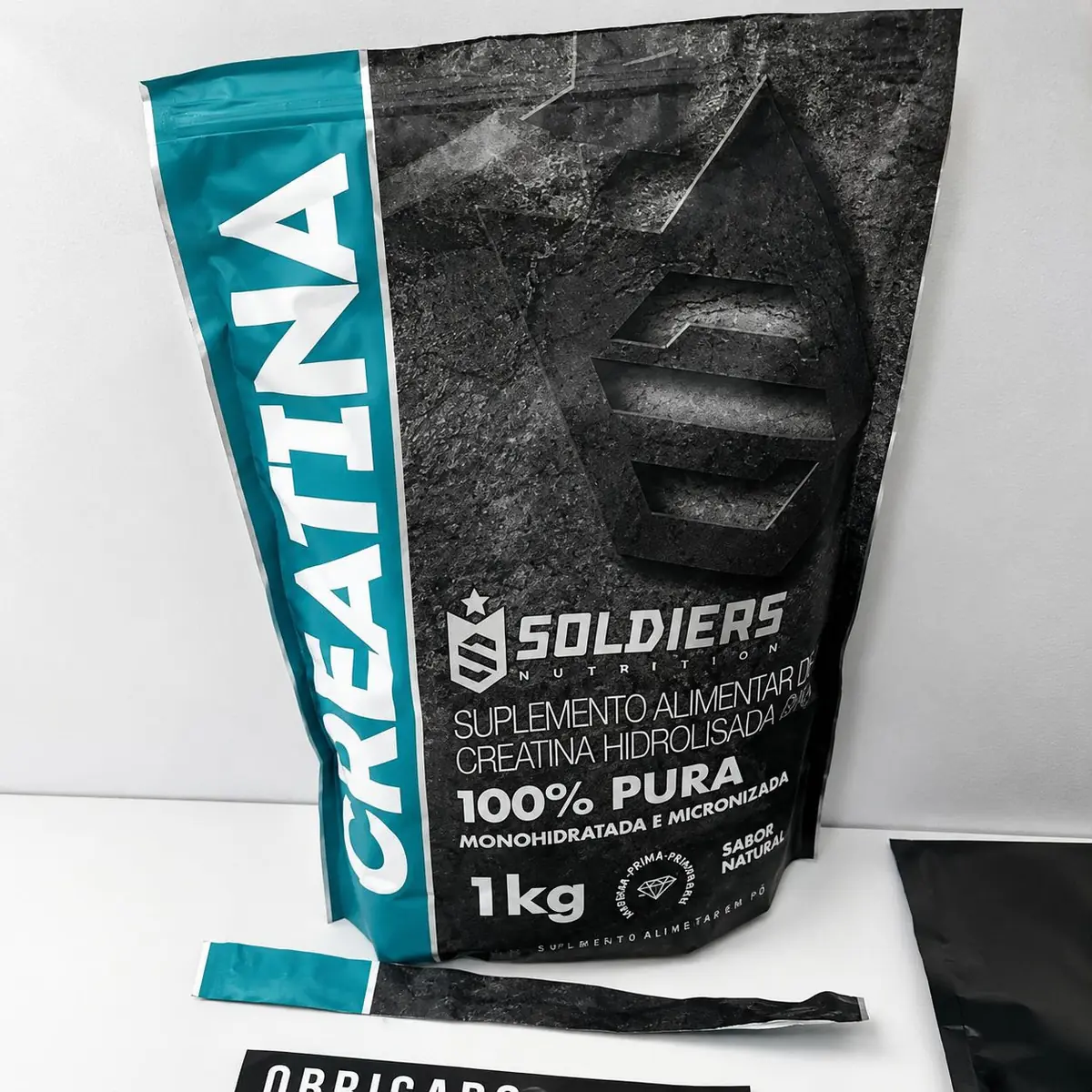 Creatina 1kg Monohidratada 100% Pura Soldiers Nutrition