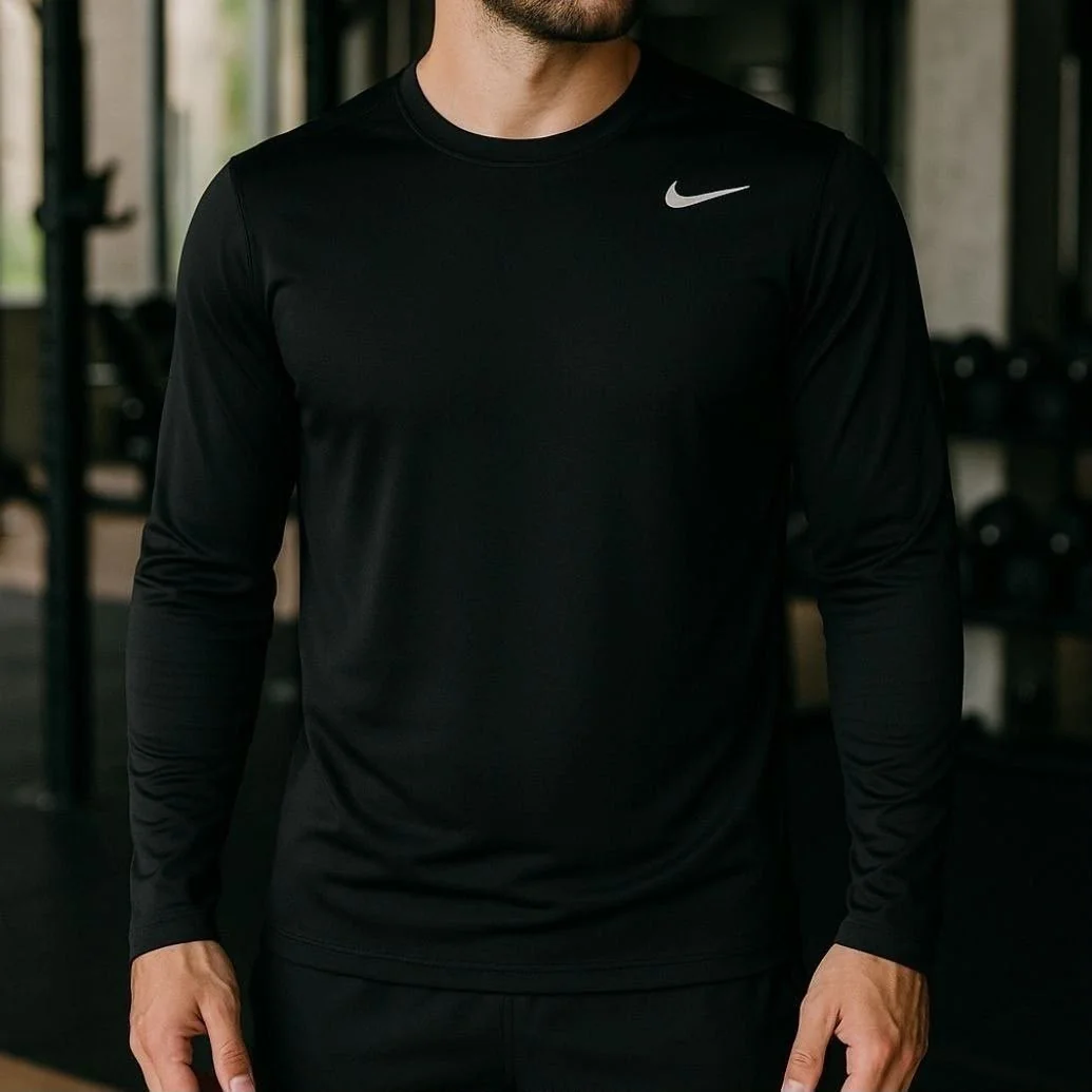 Camiseta Dri-FIT Nike Manga Longa Flex
