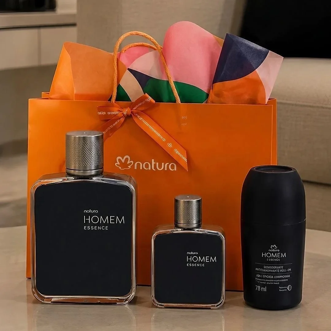 Kit Natura Homem Essence 100ml + Miniatura 25ml + Desodorante