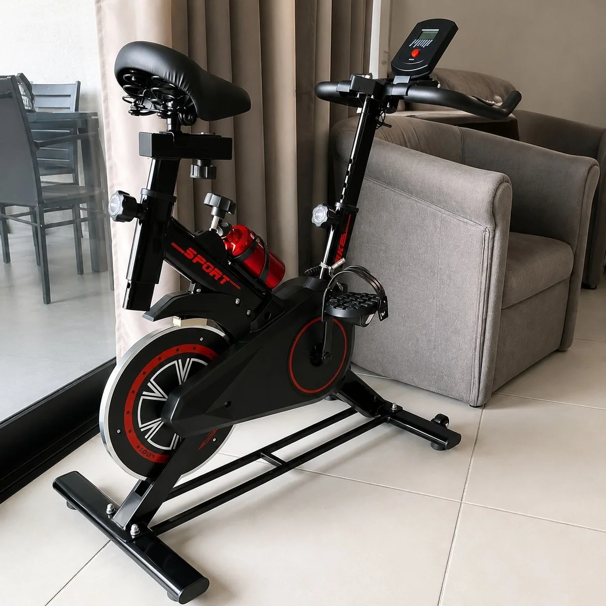 Bicicleta Spinning Ergométrica Vertical Inércia Bike Fitness
