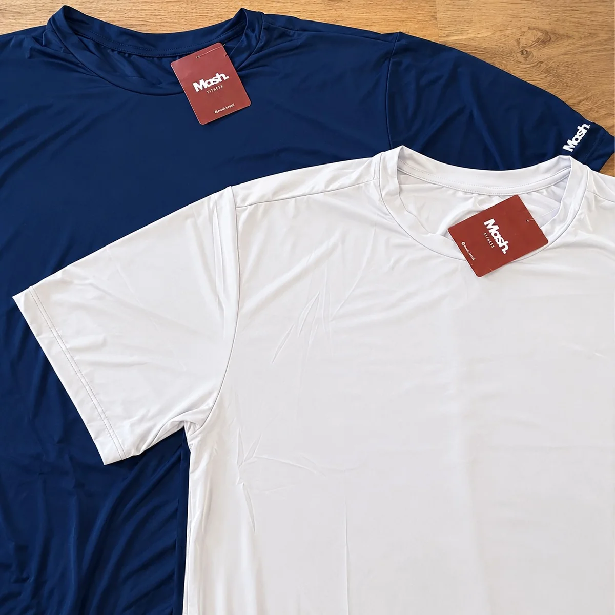 Kit 2 Camisetas Básicas Manga Curta Masculina Mash Br00/az03 Lisa G