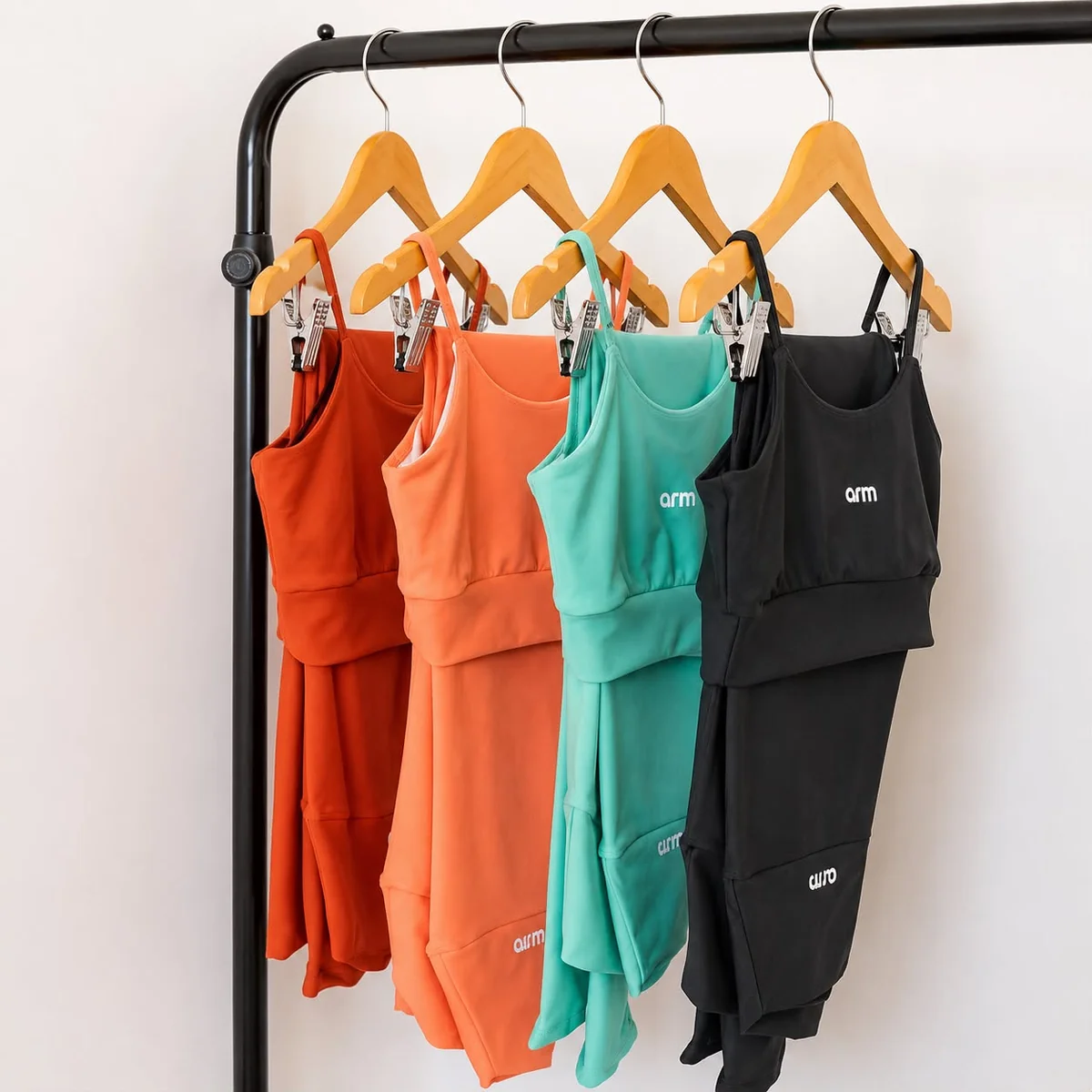 Conjunto Feminino Fitness Blackout Top E Legging Arm