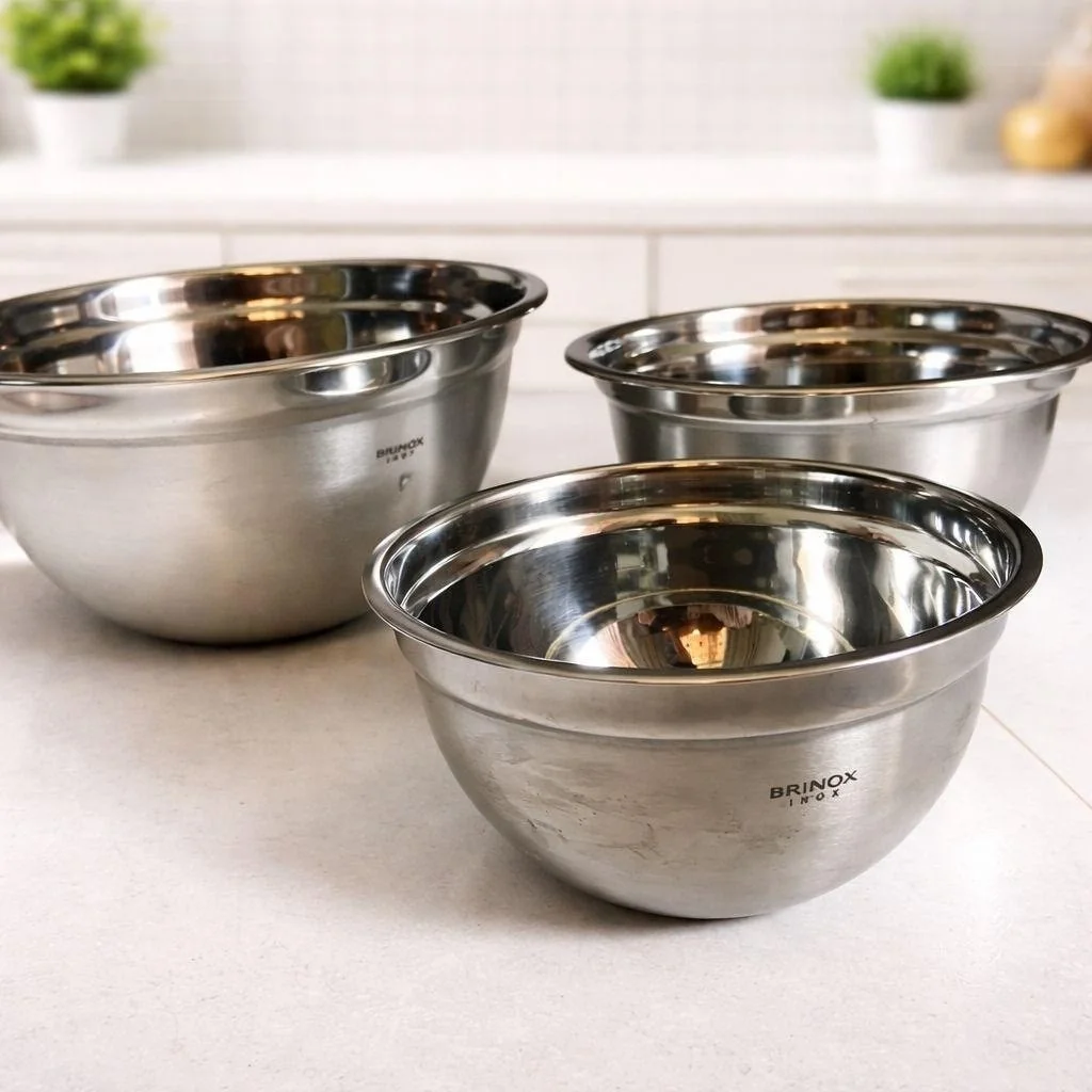 Conjunto com 3 Tigelas Brinox