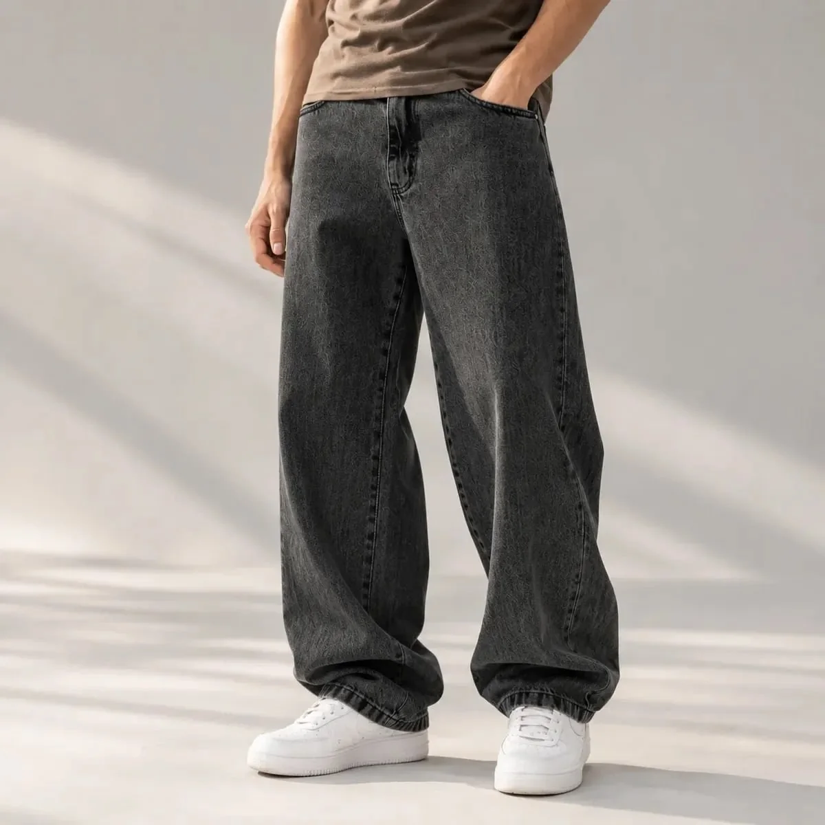 Calça Balão Baggy Oversize Jeans