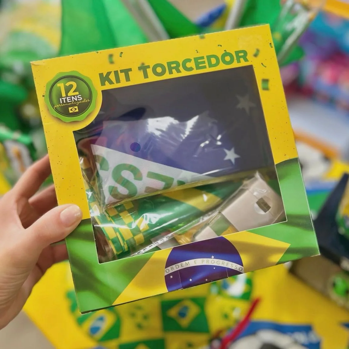 Kit Torcedor Brasil 12 Itens