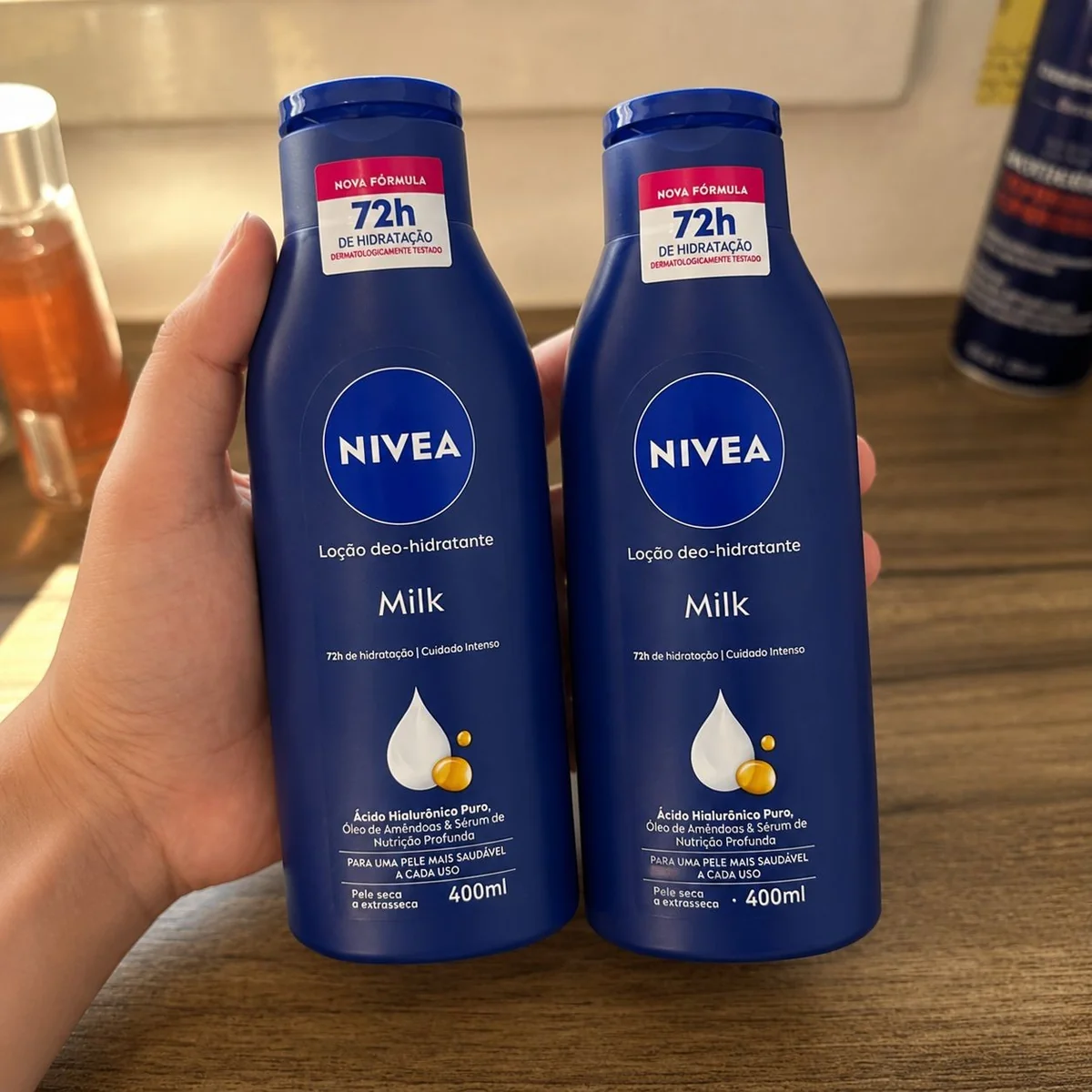 2 Nivea Body Milk Hidratante