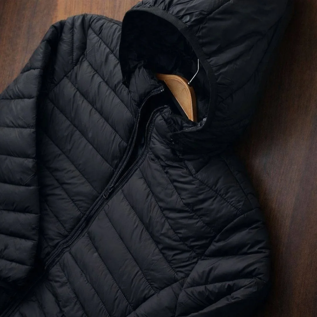 Jaqueta Puffer Masculina Corta Vento Bobojaco Blusa De Frio Preto M Lisa