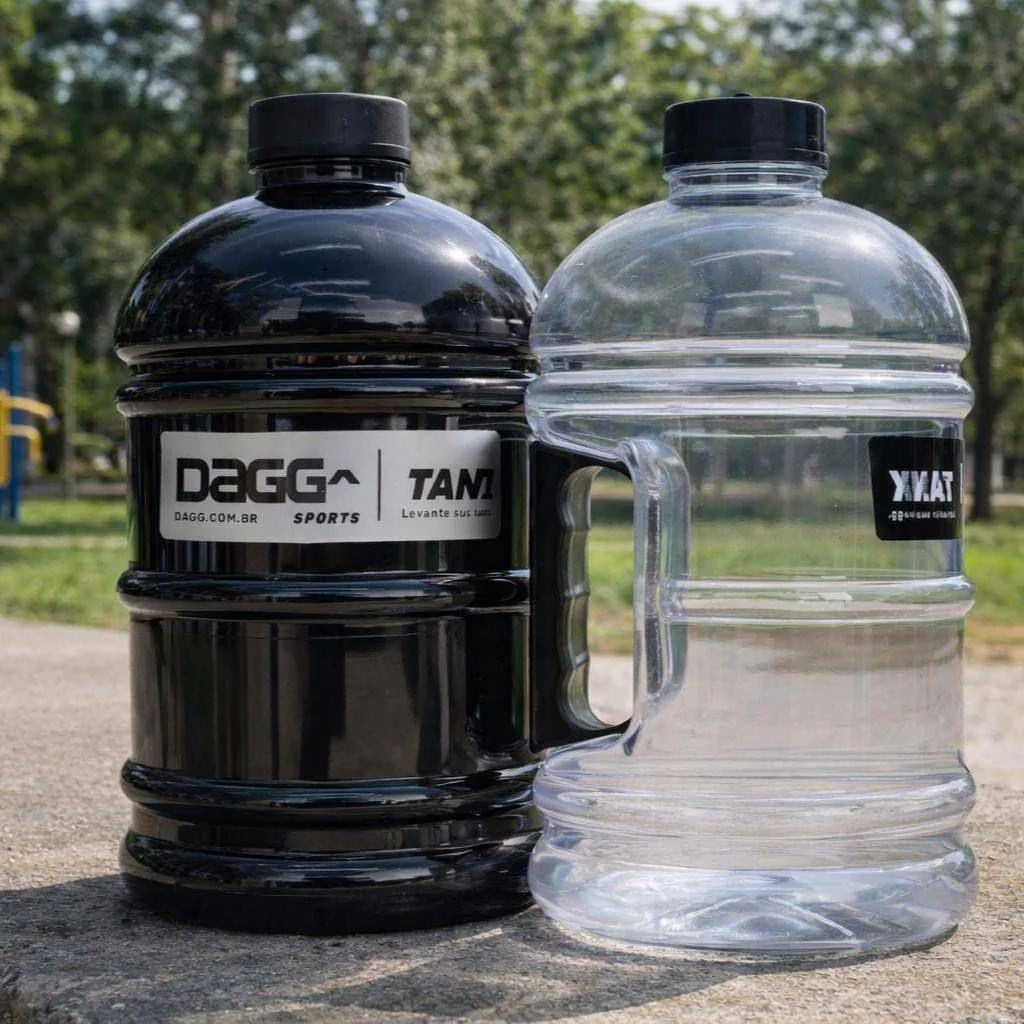Kit 2 Garrafas Galão De Água Dagg Tank 2l Academia Treino