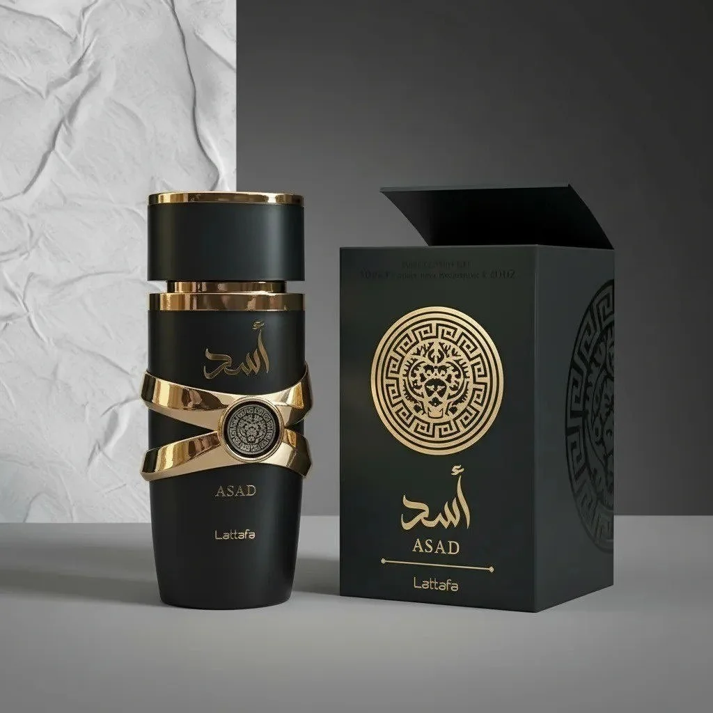 Perfume Lattafa Asad 100ml Eau De Parfum Original Árabe Original Com Nota Fiscal E Selo Original Lataffa