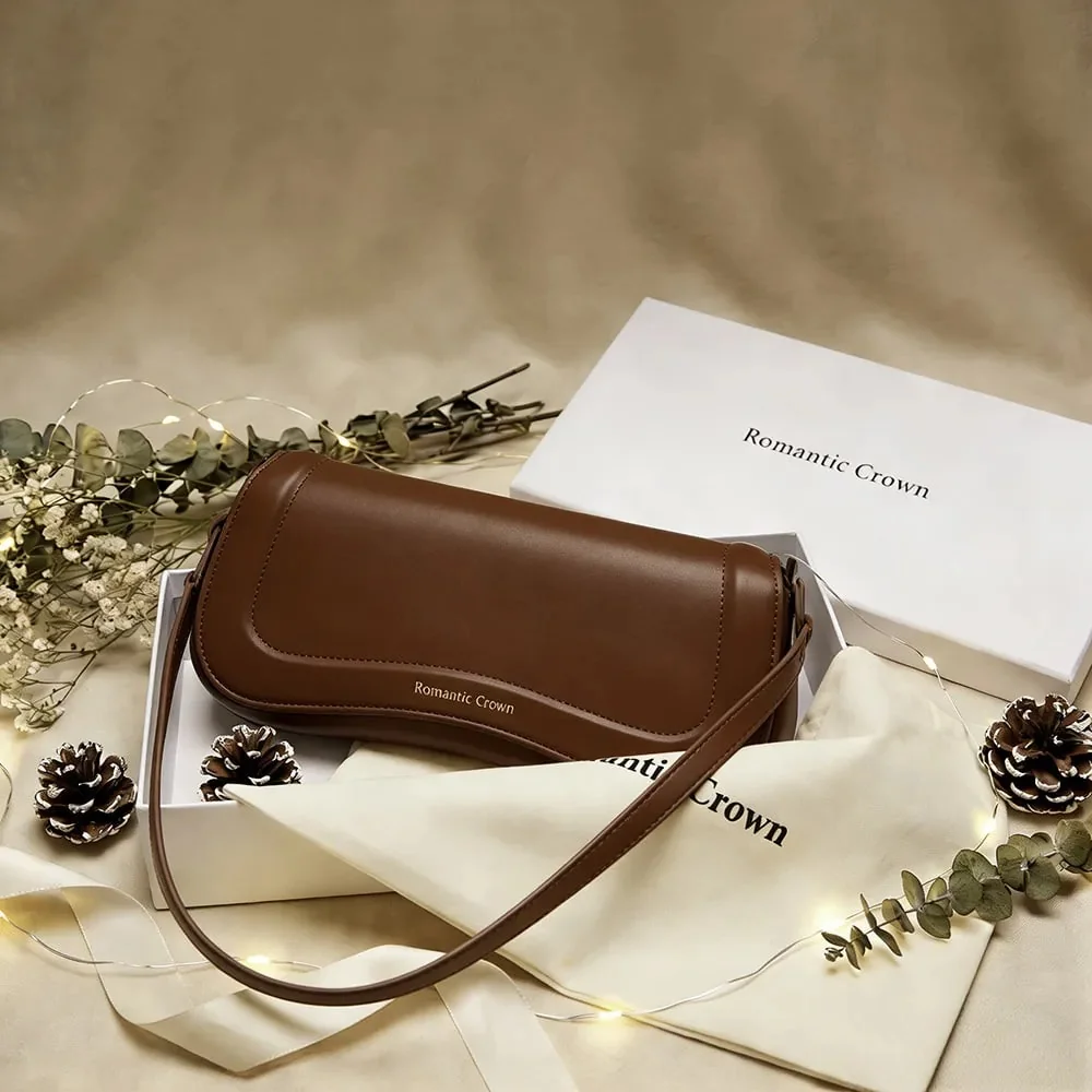 Bolsa Feminina Casual Transversal Dia Dia Chocolate Lisa Níquel