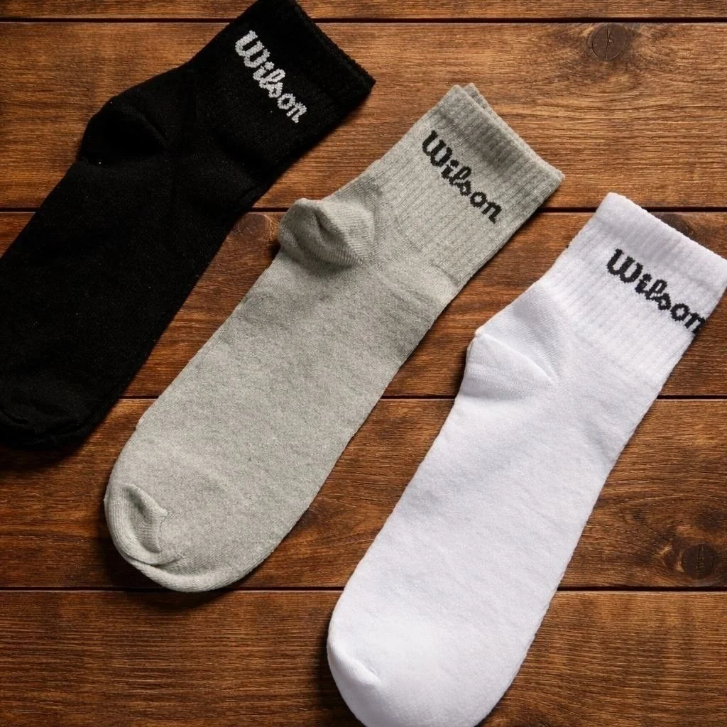 Kit 9 Pares Meias Wilson Cano Médio Masculino Adulto