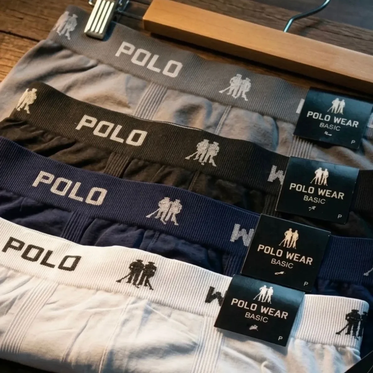 Kit 10 Cuecas Boxer Polo Wear